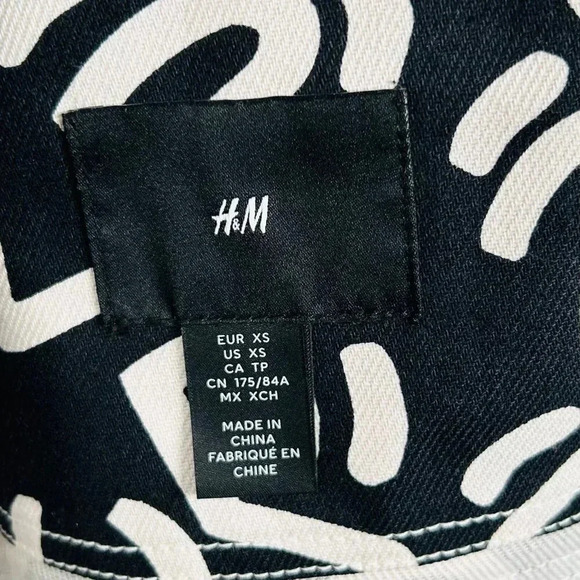 Keith Haring H&M Collab Size XS Men Jacket Twill Shacket 80s - Picture 9 of 10
